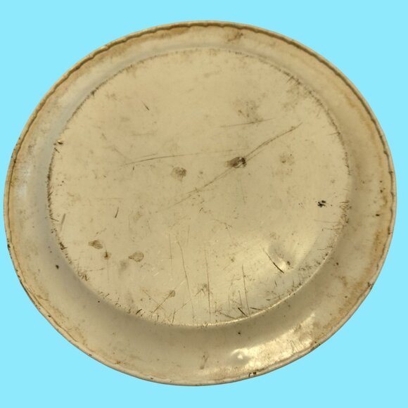 Ohio Art Litho Toy Metal Plate Swiss Alpine Maids 1950s  Vintage 4 inch - Picture 3 of 4